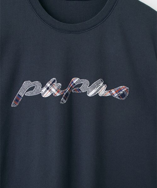 PAPAS / パパス Tシャツ | ☆【WEB限定】Papasアップリケ&サイプリント Tシャツ | 詳細12