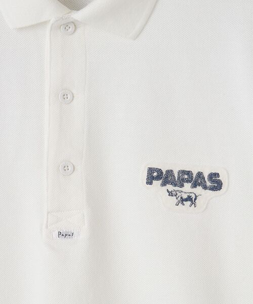 PAPAS / パパス ポロシャツ | ☆【WEB限定】PAPASワッペン&アップリケ鹿の子ポロシャツ | 詳細2