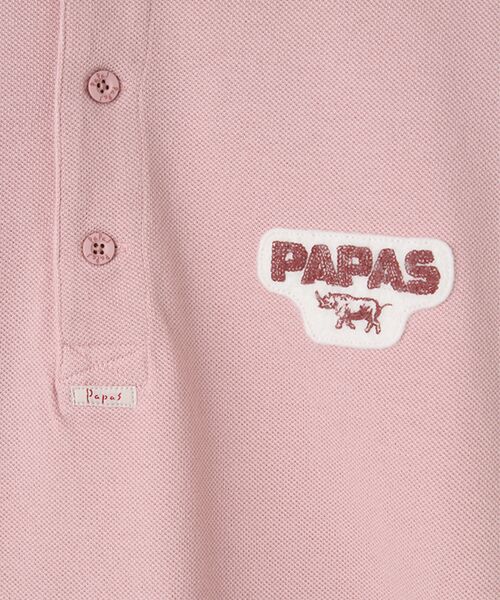 PAPAS / パパス ポロシャツ | ☆【WEB限定】PAPASワッペン&アップリケ鹿の子ポロシャツ | 詳細14
