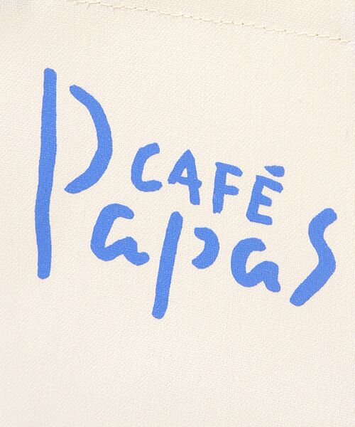 PAPAS / パパス ハンドバッグ | PapasCaféロゴキャンバスバッグ | 詳細5