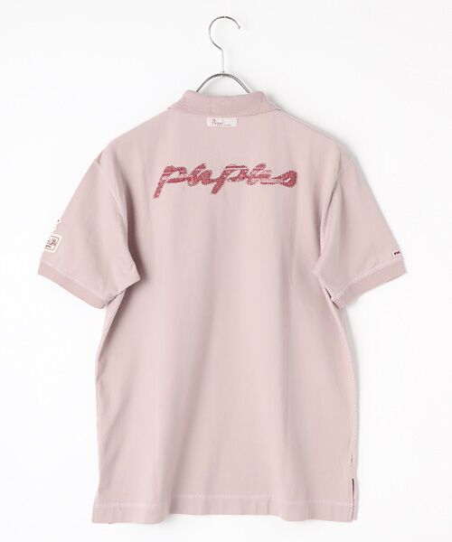PAPAS / パパス ポロシャツ | 40/2天竺 ワッペン&アップリケポロシャツ | 詳細4