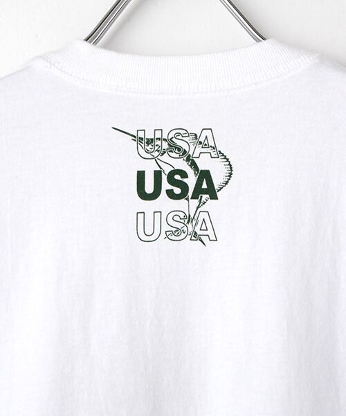 PAPAS / パパス Tシャツ | USAコットンプリントTシャツ【カジキ】 | 詳細5