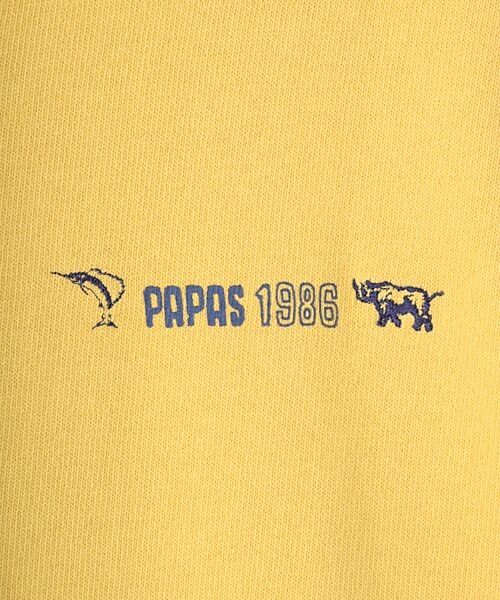 PAPAS / パパス Tシャツ | デニムアップリケTシャツ | 詳細18