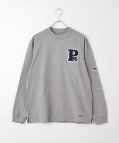 30/2バスク天竺 PワッペンTシャツ