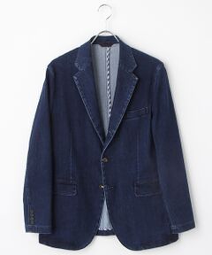 PAPAS / パパス テーラードジャケット | 10.25ozストレッチデニムジャケット