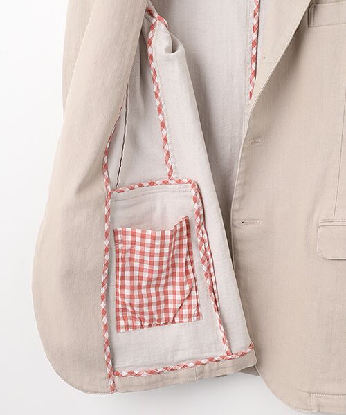 PAPAS / パパス テーラードジャケット | 10.25ozストレッチデニムジャケット | 詳細4