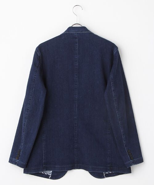 PAPAS / パパス テーラードジャケット | 10.25ozストレッチデニムジャケット | 詳細8