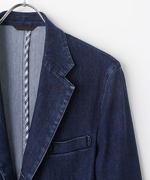 PAPAS / パパス テーラードジャケット | 10.25ozストレッチデニムジャケット | 詳細9