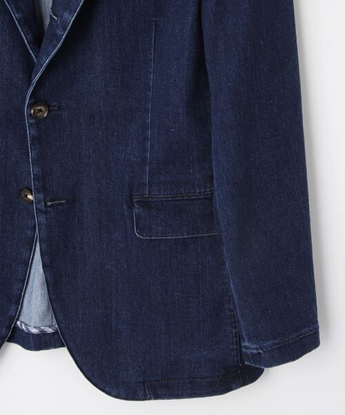PAPAS / パパス テーラードジャケット | 10.25ozストレッチデニムジャケット | 詳細10