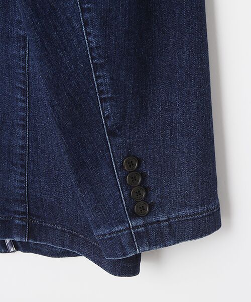 PAPAS / パパス テーラードジャケット | 10.25ozストレッチデニムジャケット | 詳細12