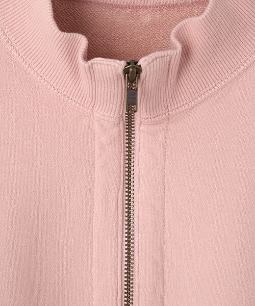 PAPAS / パパス スウェット | ストレッチ裏毛ハーフジップトレーナー | 詳細7