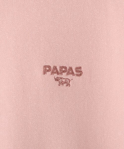PAPAS / パパス スウェット | ストレッチ裏毛ハーフジップトレーナー | 詳細10