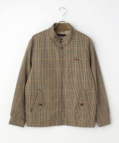コットンギャバチェック スウィングトップブルゾン