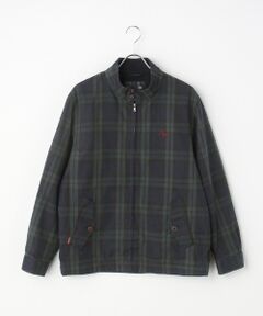 コットンギャバチェック スウィングトップブルゾン