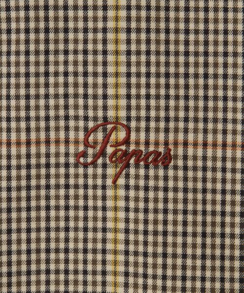 PAPAS / パパス ブルゾン | コットンギャバチェック スウィングトップブルゾン | 詳細1