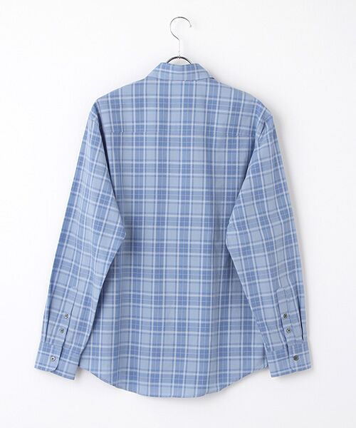 PAPAS / パパス シャツ・ブラウス | ステッチワークブロードチェック ピンホールシャツ | 詳細7