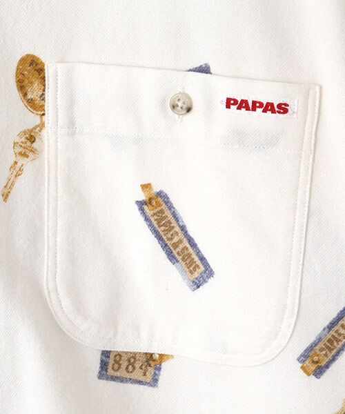 PAPAS / パパス シャツ・ブラウス | コットンネルストレッチプリントシャツ【DENIM LABEL】 | 詳細6
