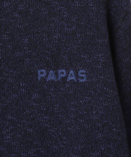PAPAS / パパス ニット・セーター | カラフル杢キャンディヤーンツイード7Gセーター | 詳細1
