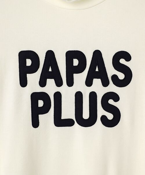 PAPAS / パパス Tシャツ | ライクラストレッチ天竺ハイネックTシャツ | 詳細6