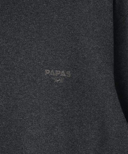 PAPAS / パパス Tシャツ | ☆【WEB限定】メンズ グレースTOPフライス ハイネックTシャツ | 詳細1