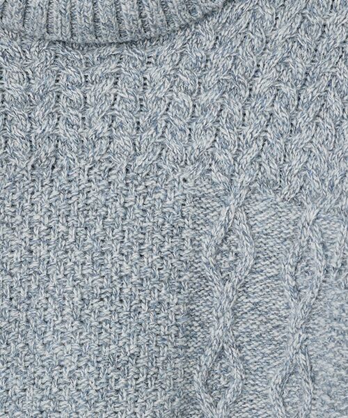 PAPAS / パパス ニット・セーター | 1/20ウール三つ杢5G タートルネックセーター | 詳細6