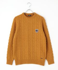 8Gケーブル編みセーター