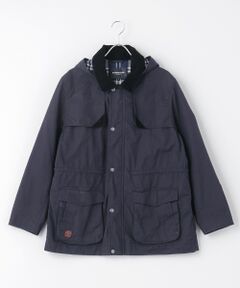 PAPAS / パパス ブルゾン | コットンウェザー フード付きブルゾン
