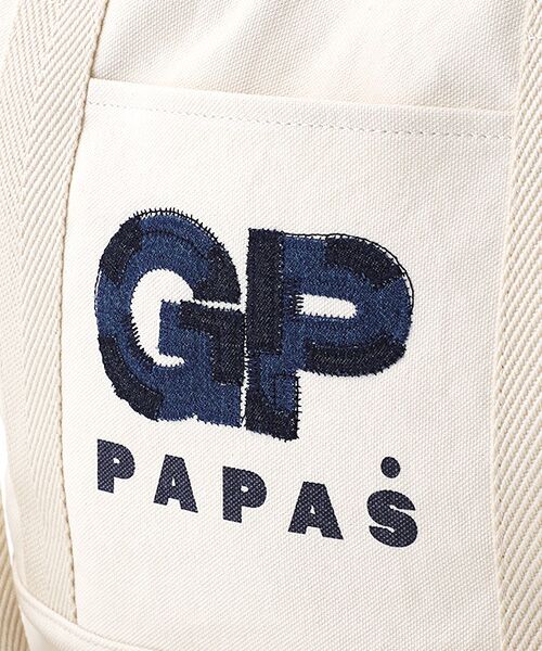 PAPAS / パパス トートバッグ | アルマダ8号帆布 GPモチーフトートバッグ | 詳細7