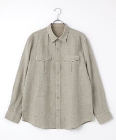PAPAS パパス ウール混 刺繍 シャツ PAPAS SPRING & SUMMER 2025 Like That Man.［あの人のように