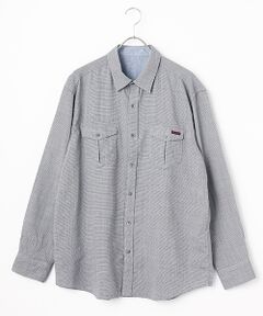 412 Papas 上質 リネン オープンカラーシャツ パパス サイズ 48/M PAPAS(パパス)よりシロクマ柄のリネンオープンカラーシャツが