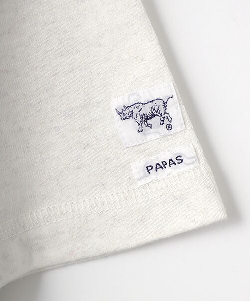 PAPAS / パパス Tシャツ | Re PAPAS PROJECT 岩合氏コラボTシャツ【シロクマ親子】 | 詳細5