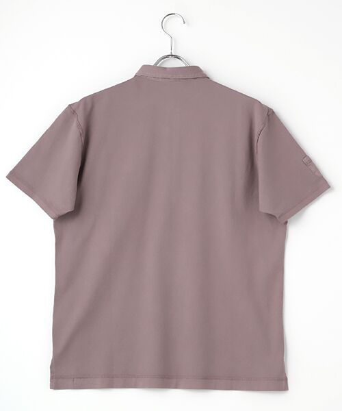 PAPAS / パパス ポロシャツ | 40/2天竺 硫化染め加工ポロシャツ | 詳細5