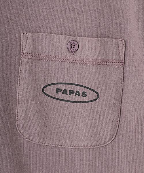 PAPAS / パパス ポロシャツ | 40/2天竺 硫化染め加工ポロシャツ | 詳細10