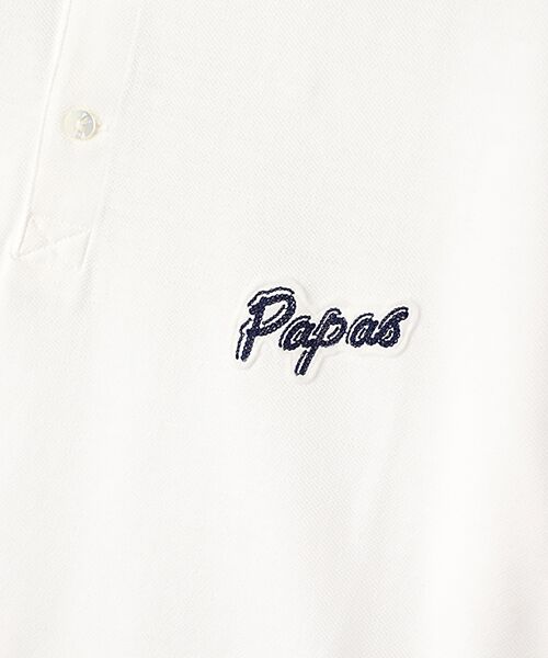 PAPAS / パパス ポロシャツ | モンサンミッシェル爽鹿の子ポロシャツ | 詳細2