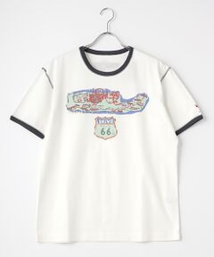 40/2天竺 プリントTシャツ