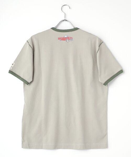 PAPAS / パパス Tシャツ | 40/2天竺 プリントTシャツ | 詳細3