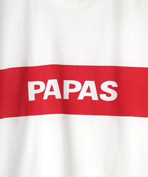 PAPAS / パパス Tシャツ | 40/2グレース天竺 プリントTシャツ【チンパンジー】 | 詳細2