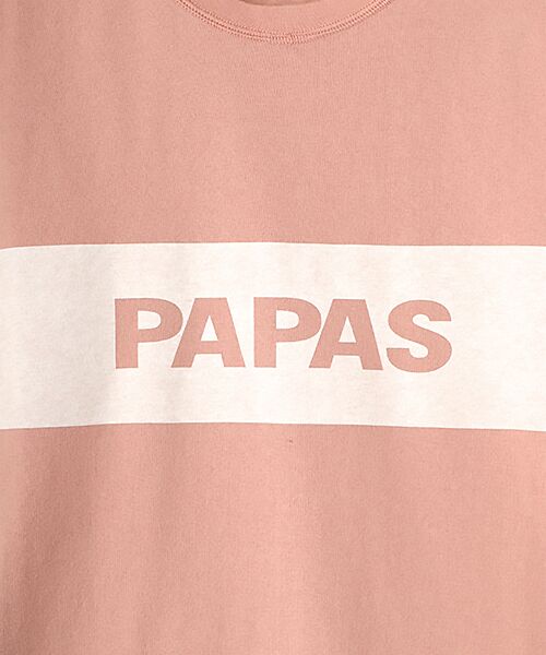 PAPAS / パパス Tシャツ | 40/2グレース天竺 プリントTシャツ【チンパンジー】 | 詳細6