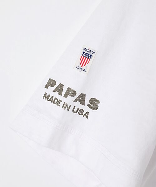 PAPAS / パパス Tシャツ | 【USA】PAPASプリントTシャツ | 詳細4