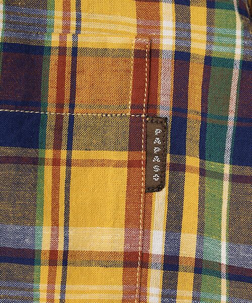 PAPAS / パパス シャツ・ブラウス | コットン/リネンマドラスチェックフード付きシャツ | 詳細2