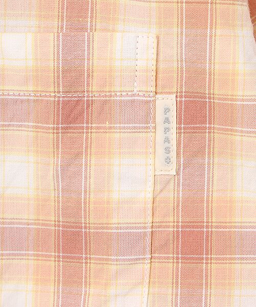 PAPAS / パパス シャツ・ブラウス | パウダータッチポプリンチェックシャツ | 詳細1