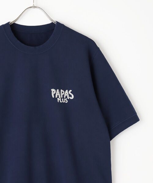 PAPAS / パパス スウェット | フレンチテリーミニ裏毛半袖トレーナー | 詳細4