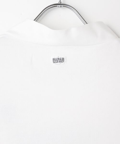 PAPAS / パパス Tシャツ | クールマックスエコメイド鹿の子 モックネックTシャツ | 詳細4