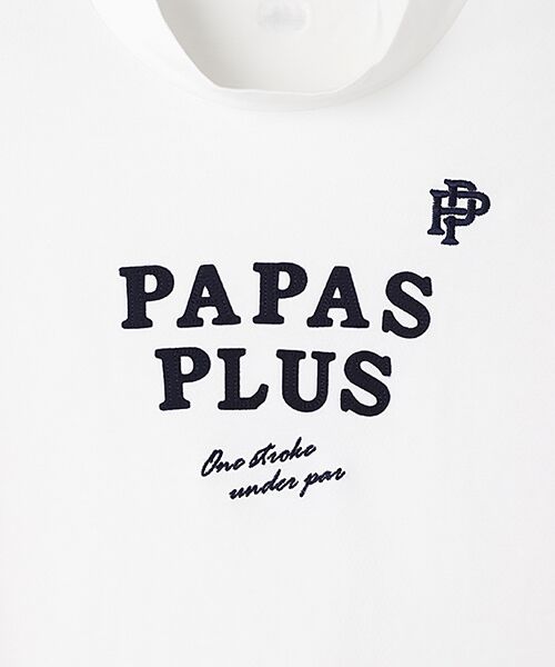 PAPAS / パパス Tシャツ | クールマックスエコメイド鹿の子 モックネックTシャツ | 詳細5