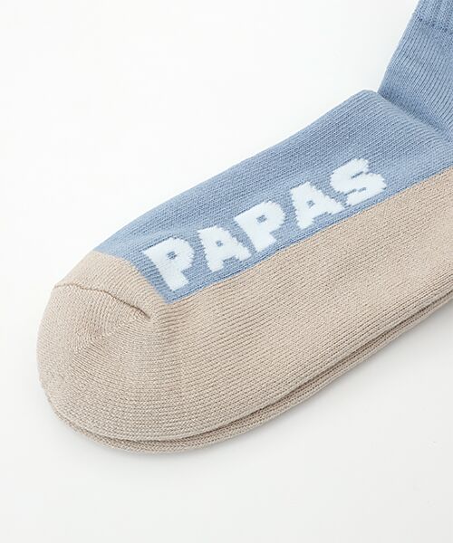 PAPAS / パパス ソックス | 綿コーマ配色 アンクル丈ソックス | 詳細2