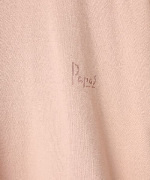 PAPAS / パパス Tシャツ | 【新定番】40/2甘撚天竺 ロゴTシャツ | 詳細12
