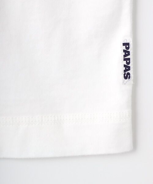 PAPAS / パパス Tシャツ | 40/2甘撚天竺Tシャツ【キューバベア】 | 詳細5