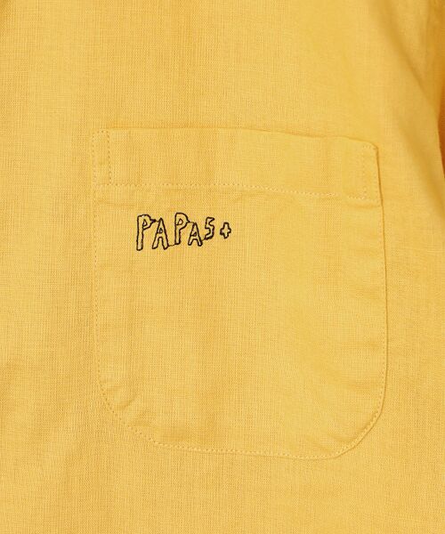 PAPAS / パパス シャツ・ブラウス | 綿麻シーチング刺繍シャツ | 詳細5