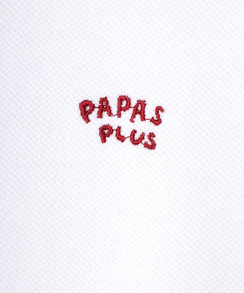 PAPAS / パパス ポロシャツ | 飛び柄刺繍鹿の子ポロシャツ | 詳細4
