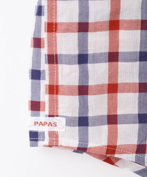 PAPAS / パパス シャツ・ブラウス | パナマドビーチェックシャツ | 詳細5